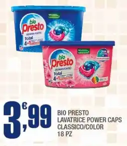 Splendidi e Splendenti Bio presto lavatrice power caps classico/color 18 pz offerta