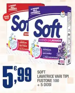 Splendidi e Splendenti Soft lavatrice fustone 100 +5 dosi offerta