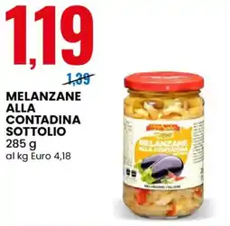 Eurospin Melanzane alla contadina sottolio offerta