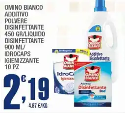 Splendidi e Splendenti Omino bianco additivo polvere disinfettante offerta