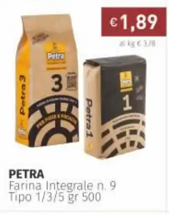 Prezzemolo e Vitale Petra Farina Integrale 500gr offerta