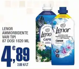 Splendidi e Splendenti Lenor ammorbidente offerta