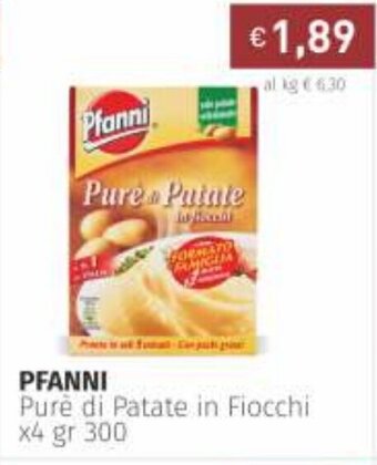 Prezzemolo e Vitale Pfanni Purè di Patate in Fiocchi x4 300gr offerta