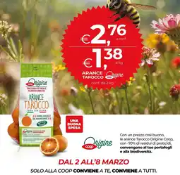 Unicoop Coop arance tarocco offerta