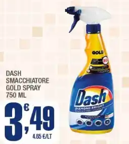 Splendidi e Splendenti Dash smacchiatore gold spray offerta