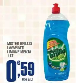Splendidi e Splendenti Mister brillio lavapiatti limone menta offerta