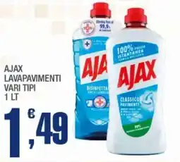 Splendidi e Splendenti Ajax lavapavimenti offerta