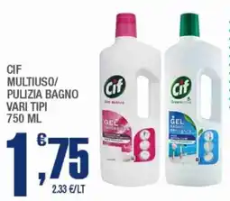 Splendidi e Splendenti Cif multiuso/ pulizia bagno offerta