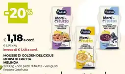 Unicoop Mousse di golden delicious morsi di frutta MELINDA offerta