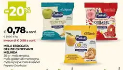 Unicoop Mela essiccata delizie croccanti MELINDA offerta