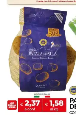 Unicoop Patata della sila igp offerta