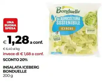 Unicoop Insalata iceberg BONDUELLE offerta