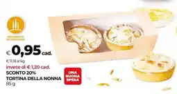 Unicoop Tortina della nonna offerta