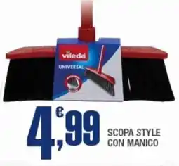 Splendidi e Splendenti Vileda scopa style con manico offerta