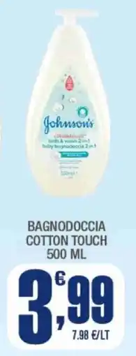 Splendidi e Splendenti Johnson's bagnodoccia cotton touch offerta