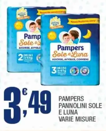 Splendidi e Splendenti Pampers pannolini sole e luna offerta