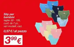 KiK Slip per bambini offerta
