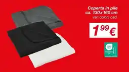 KiK Coperta in pile ca. 130x 160 cm offerta