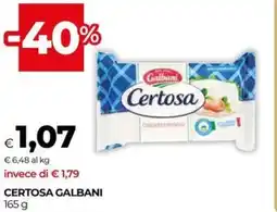 Unicoop Certosa GALBANI offerta