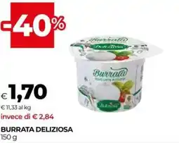 Unicoop Burrata deliziosa offerta