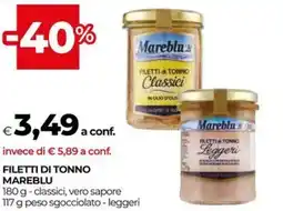 Unicoop Filetti di tonno MAREBLU offerta