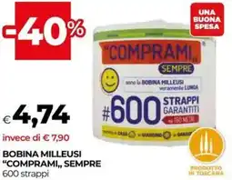 Unicoop Bobina milleusi "comprami,, sempre offerta