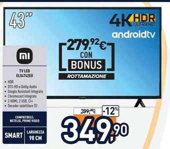 Tv led els4742eu