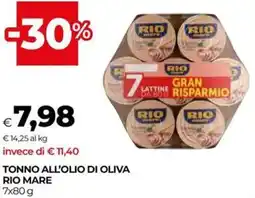 Unicoop Tonno all'olio di oliva RIO MARE offerta