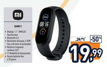 Unieuro Xiaomi band 5 offerta