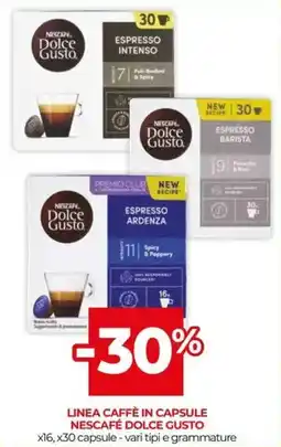 Unicoop Linea caffè in capsule NESCAFÉ DOLCE GUSTO offerta