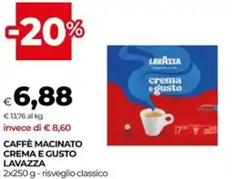 Unicoop Caffè macinato crema e gusto LAVAZZA offerta