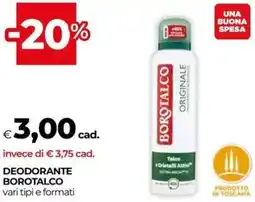 Unicoop Deodorante BOROTALCO offerta