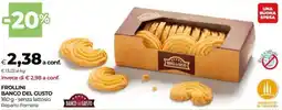 Unicoop Frollini BANCO DEL GUSTO offerta