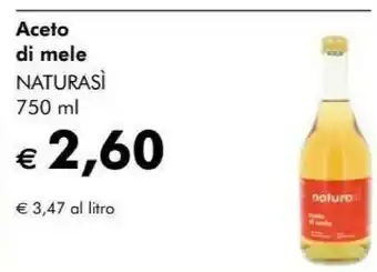 NaturaSì Naturasì aceto di mele offerta