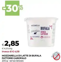 Unicoop Mozzarella di latte di bufala FATTORIE GAROFALO offerta