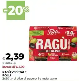 Unicoop Ragù vegetale POLLI offerta