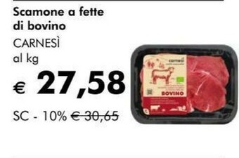 NaturaSì Carne offerta