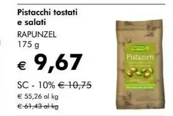 NaturaSì Pistacchi offerta