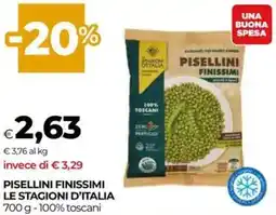 Unicoop Pisellini finissimi le stagioni d'italia offerta
