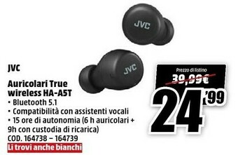 MediaWorld Auricolari true wireless offerta