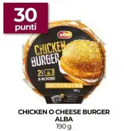 Unicoop Chicken o cheese burger ALBA offerta