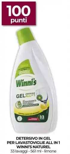 Unicoop Detersivo in gel per lavastoviglie all in 1 WINNI'S NATUREL offerta