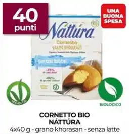 Unicoop Cornetto bio náttúra grano khorasan, senza latte offerta