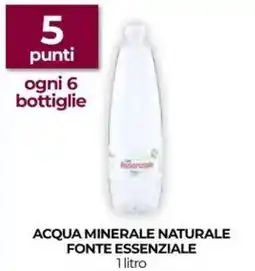 Unicoop Acqua minerale naturale fonte essenziale offerta