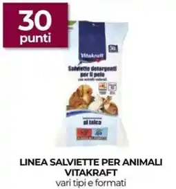 Unicoop Linea salviette per animali VITAKRAFT offerta