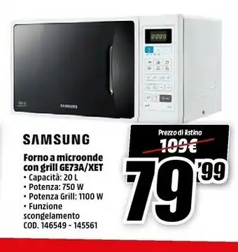 MediaWorld Microonde offerta