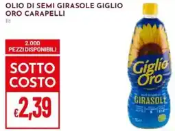 Pan Olio di semi girasole giglio oro carapelli offerta