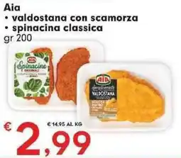 DeSpar Express Aia valdostana con scamorza spinacina classica offerta