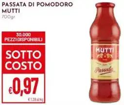 Pan Passata di pomodoro MUTTI offerta