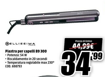 Bellissima piastra per capelli b9 300
